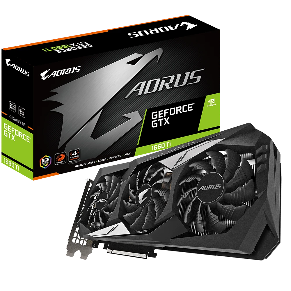Gigabyte AORUS GeForce® GTX 1660 Ti 6G